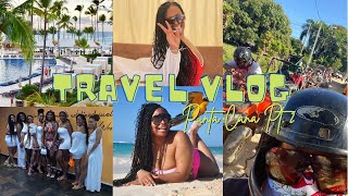 PUNTA CANA GIRL&#39;S TRIP Pt. 2 🇩🇴 | ALL WHITE ATTIRE, PRIVATE CABANA + LUXURY SPA