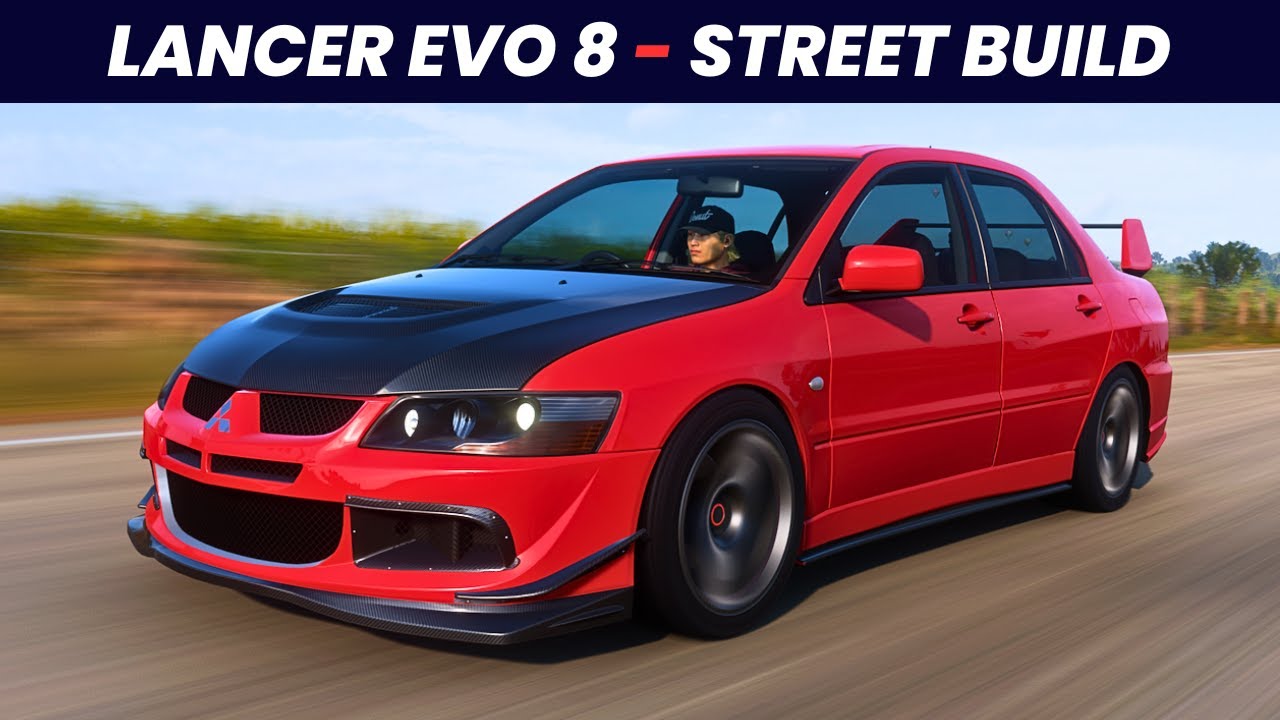 Forza Horizon 5 - 560HP Mitsubishi Lancer Evolution VIII MR, A-Class Build