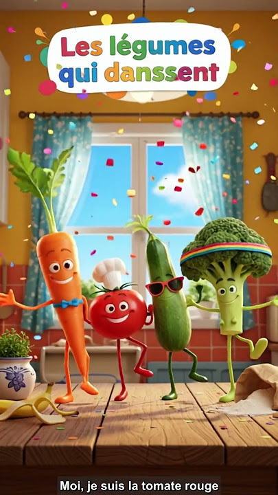 LES LÉGUMES QUI DANSENT 🥕🍅🥦 | Chanson éducative pour enfants