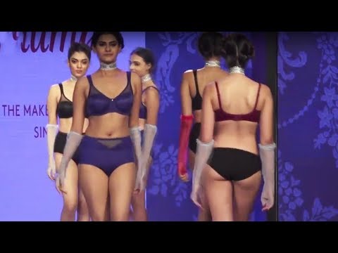 Indian Girls In Lingerie | Ramp Walk | Triumph Fashion Show 2017