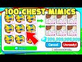 I traded ONLY CHEST MIMCS for 24 HOURS! (pet simulator x )