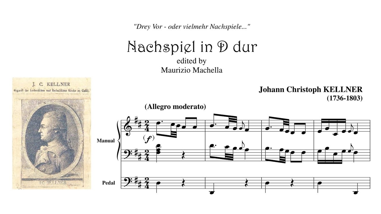 Watch Kellner - Nachspiel in D-dur - Huis-Freytag-Lohman organ, Noordwolde, Hauptwerk on YouTube Watch Kellner - Nachspiel in D-dur - Huis-Freytag-Lohman organ, Noordwolde, Hauptwerk on YouTube