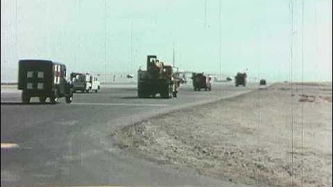 X-15 Taxi With Support Vehicles