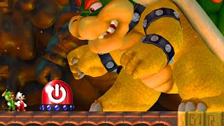 What happens if Bowser is 3x Bigger in New Super Mario Bros. Wii