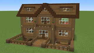 Minecraft - How to build a Large Survival House 3