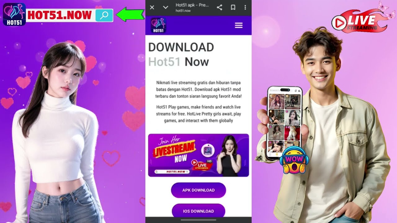 How to download Hot51 APK mod - YouTube