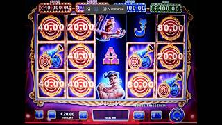 BIG CIRCUS MEGA FIRE BLAZE £20/euros A SPIN. BOTH BONUSES HIT