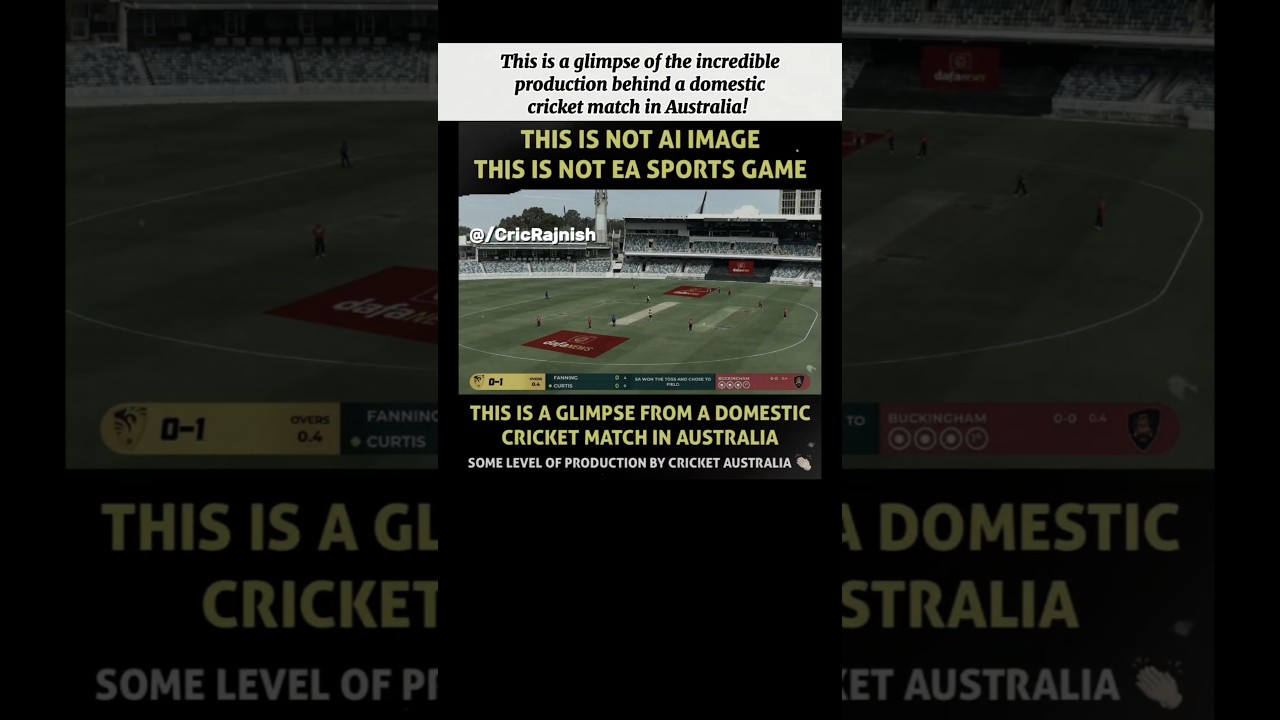 Australian Cricket Bringing The Big-Match Feel! 🔥