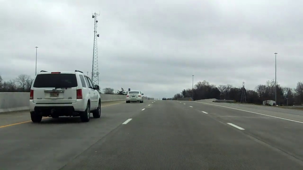 Interstate 65 - Indiana (Exits 112 to 106) southbound - YouTube