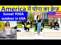 Americans Crazy for Yoga, Johns Hopkins University Yoga Event, Indian vlogger, America Darshan