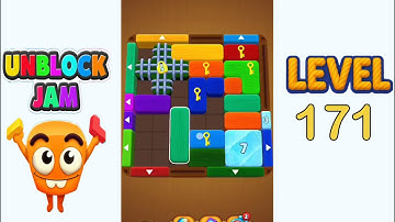 Unblock Jam Level 171 Walkthrough Solution
