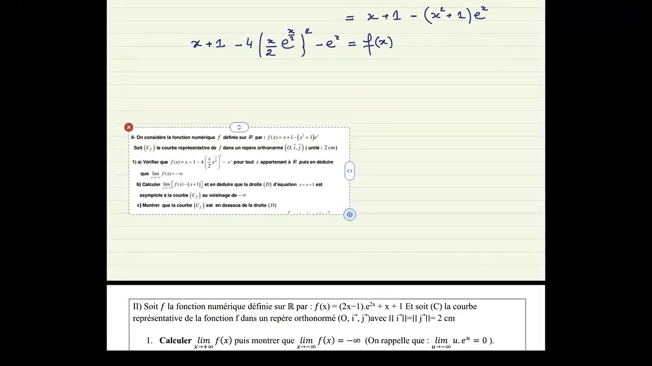 2BAC | Les Fonctions Exponentielles - Series 2 