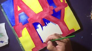 Robert Indiana Word Paintings