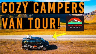 Cozy Campers Van Tour! | ICELAND