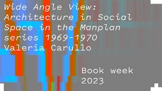 Wide Angle View: Architecture as social space in the Manplan series - Valeria Carullo