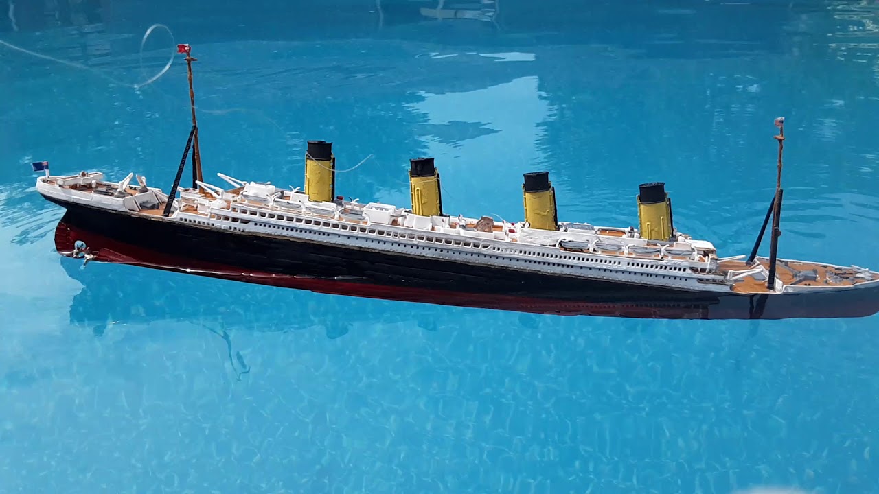 1570 Scale Revell Titanic model sinking YouTube