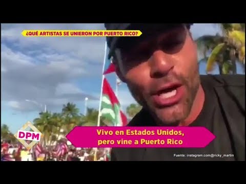 Video: Bad Bunny Und Ricky Martin Nehmen An Märschen In Puerto Rico Teil