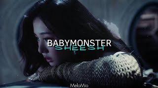 Babymonster - Sheesh (Speed up - Romantized Lyrics) Resimi