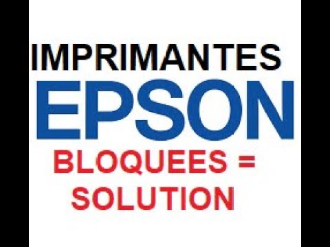 Réinitialiser tampons encreurs epson - partie 2 