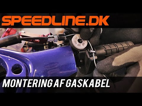 Guide til montering af gaskabel // Guide: How to mount a throttle cable - Speedline dk