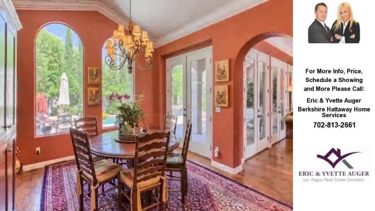 3356 Saddlebrook Street, Las Vegas, NV Presented by Eric & Yvette Auger