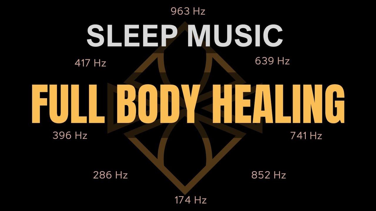 BLACK SCREEN SLEEP MUSIC ☯ 528 Hz Healing Frequency ☯ Miracle Tone ...
