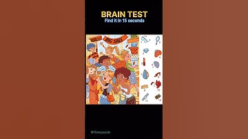 🧠 Can you spot all hidden objects in just 15 seconds? #FindTheObject  #HiddenObjects