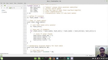 Improving BBC chess engine: dynamic allocation of HASH SIZE