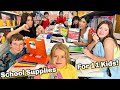 School Supplies for 11 kids! | Cost? | Back to School 2022