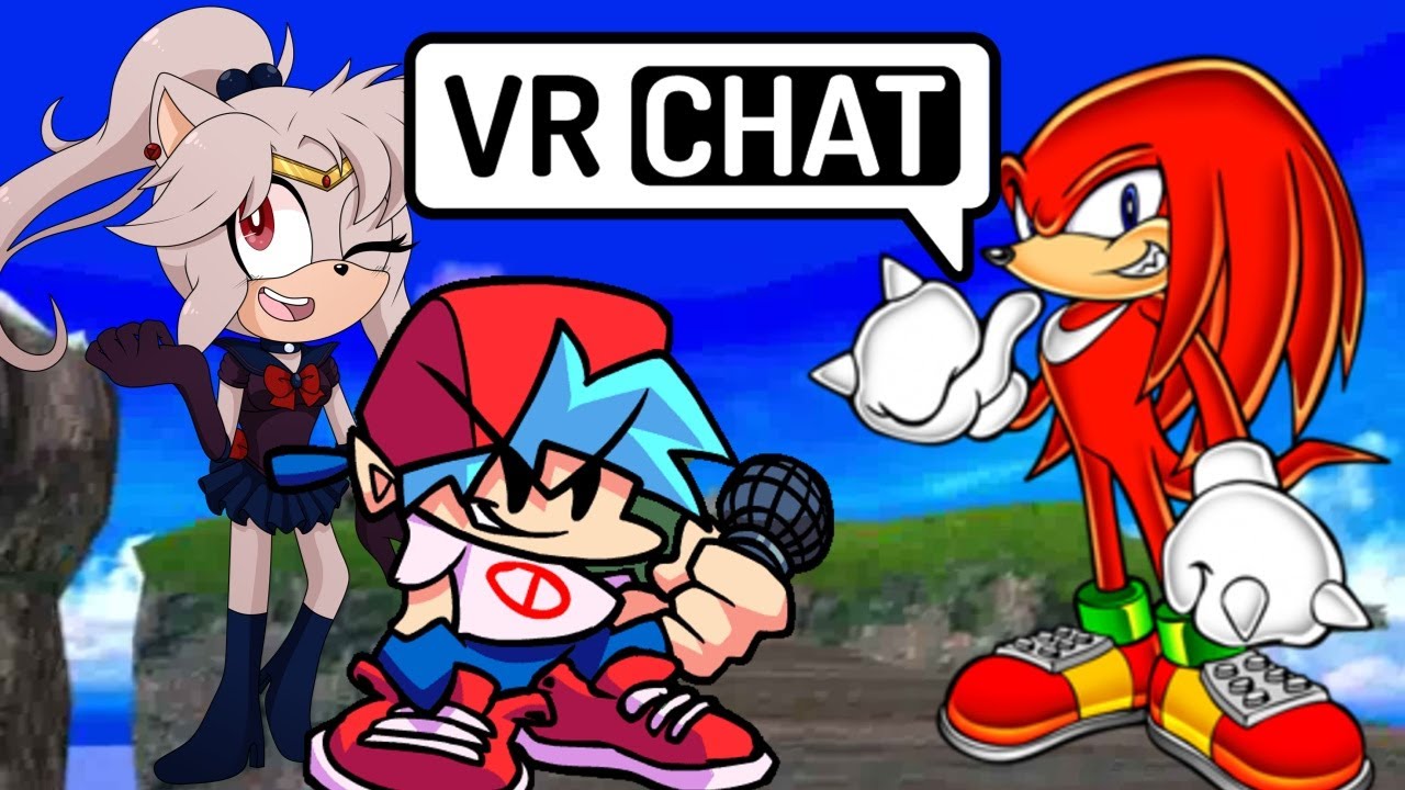 PLAN MOVING FORWARD...Sailor Peace and Boyfriend Encounter Knuckles on Angel Island - VRChat