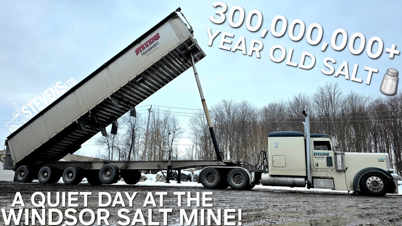 Перевозка доисторической соли!! Необычным способом добраться до соляной шахты в Виндзоре!!