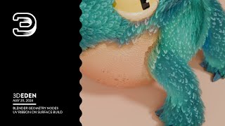Blender Geometry Nodes, Feather Hair Cards Direction Tutorial