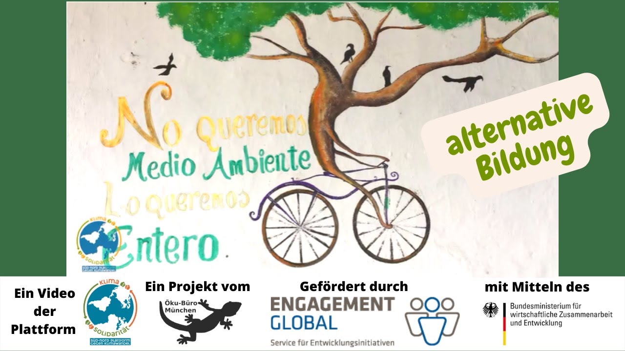 Klimasolidarität. Solidarische alternative Bildung mit dem Fahrrad unterwegs - Kolumbien