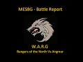 Middle Earth Strategy Battle Game Battle Report - Rangers of the north vs Angmar 600 points