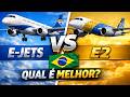 E-Jets vs E2: A Evolução dos Jatos da Embraer 🇧🇷✈️