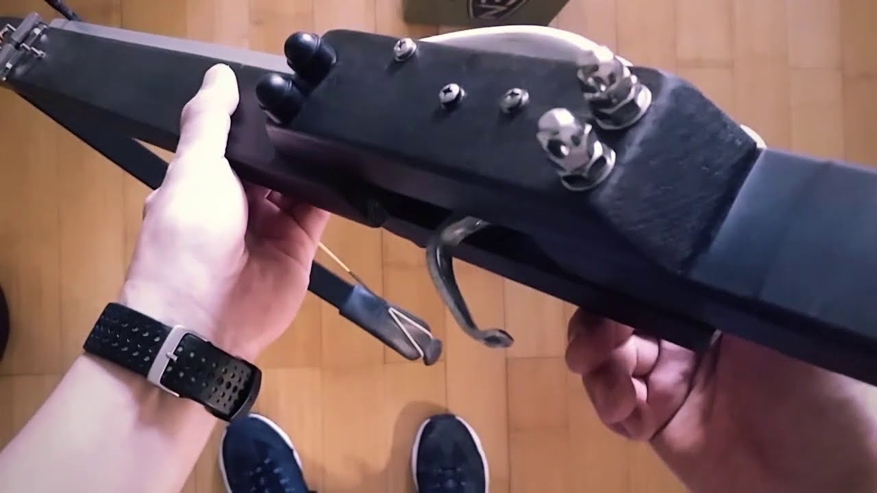 crossbowhomemade/quick release/DIY/simplest/ trigger/How Powerful/bow making/Beginner/Shooting