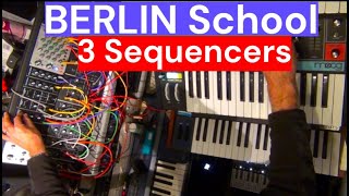 Berlin school style sequences jam Moog Grandmother Behringer modular System 1027 Odyssey Microfreak