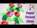 2 Unique and Easy Wall Hanging Ideas | Paper Flower Wall Hanging Ideas | Cardboard Crafts