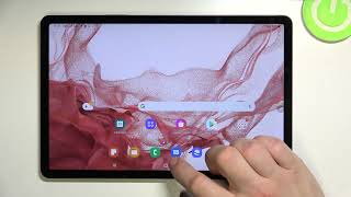 How to Restore Messages Icon on Home Screen in SAMSUNG Galaxy Tab S8 - Remove Message Icon screenshot 1