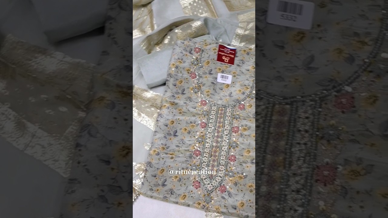 Tissue Silk Printed Suit Set✨ 