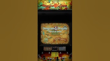 DUNGEONS DRAGONS TOWER OF DOOM 4K Vertical Overlay Retroarch Mame fbneo Emulation