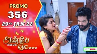 Anbe vaa/Episode 356 promo 29th Jan  2022