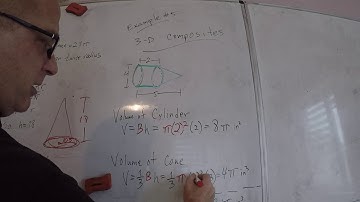 Geometry - 11.3b Volume of Pyramids and Cones