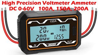 High Precision Voltmeter Ammeter DC 0 60V. Power Analyzer Battery Tester Backlight.