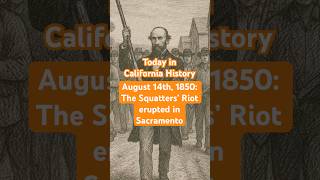 Today in California History: On August 14th, 1850 The Squatters’ Riot Erupted in Sacramento