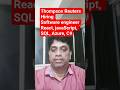 Thomson Reuters Careers 2025 | Software Engineer | Hybrid Bengaluru