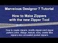 Marvelous Designer 7 Zipper Tutorial: How To Create & Edit Zippers