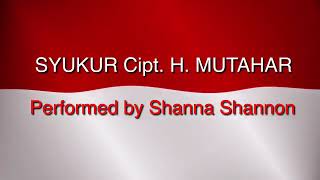 Lagu syukur ciptaan h mutahar