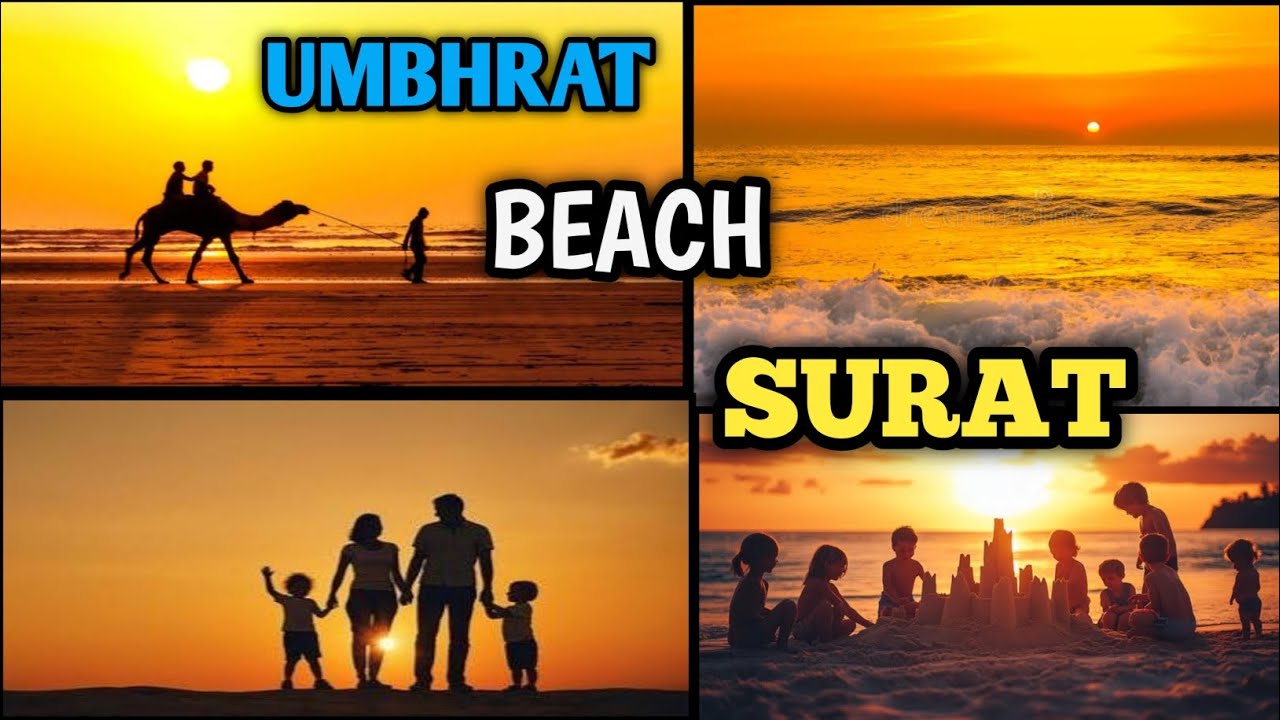 Umbrat Beach Gujarat | Hidden Peaceful Beach Near Surat 🌊 | Sunset View & Relaxing Vibes