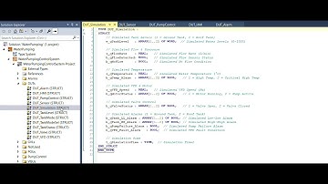 Tank Water Pumping Control System Using Structure Text in Codesys